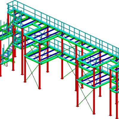Access platform for shuttle rack