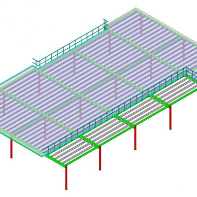 Order picking,  pre-zone and back zone platform