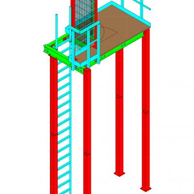 Lifting platform during ongoing operation