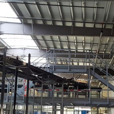 Pre-zone and conveyor platform